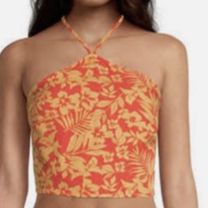 NWT Arizona Juniors strapless halter top tank top size small